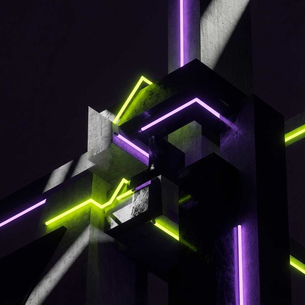 Abstract Futuristic AI Art